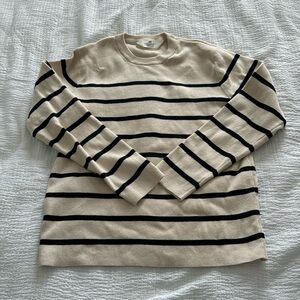 Boys H&M tan & black knit sweater